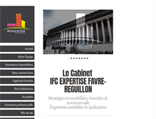 Tablet Screenshot of ifc-expertise.fr